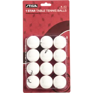 1-Star Table Tennis Balls (12 Pack)