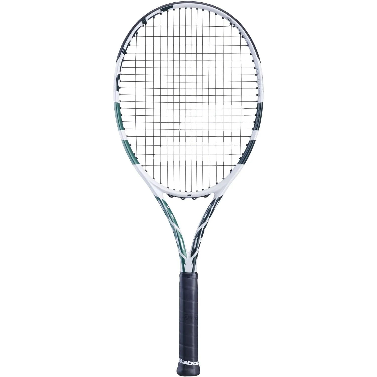 Babolat Boost Wimbledon S CV Strung Tennis Racquet, White/Green