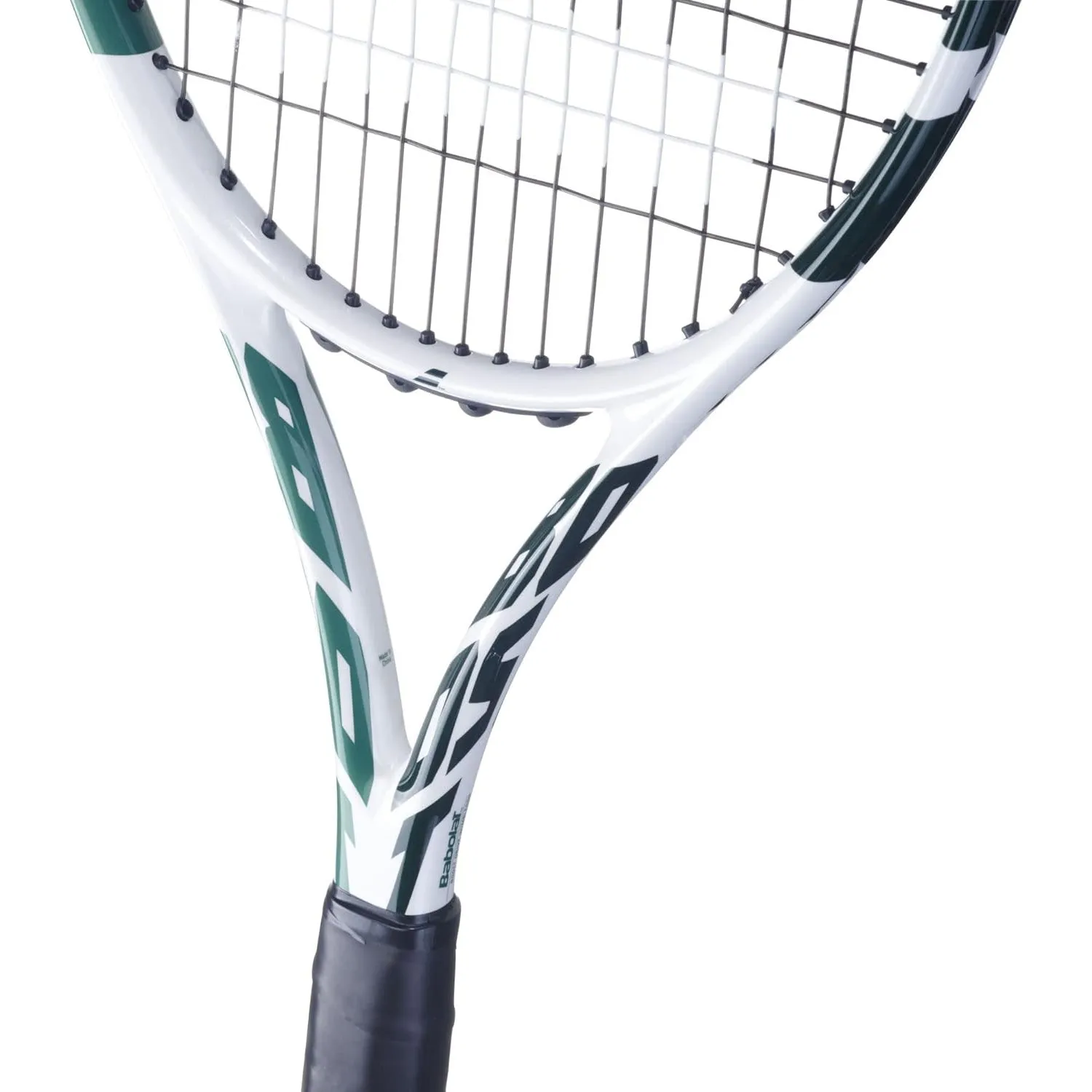 Babolat Boost Wimbledon S CV Strung Tennis Racquet, White/Green