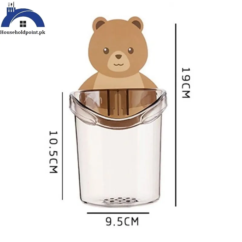 Bear Toothbrush Cup (Pack Of 2)