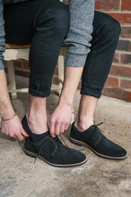 Black "No-Show" Bamboo Socks