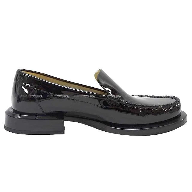 CHANEL loafers Paerl COCO Mark Oxford #37 Noir (Black) Patent calfskin #37 Gold HW G39447[BRAND NEW][Authentic]