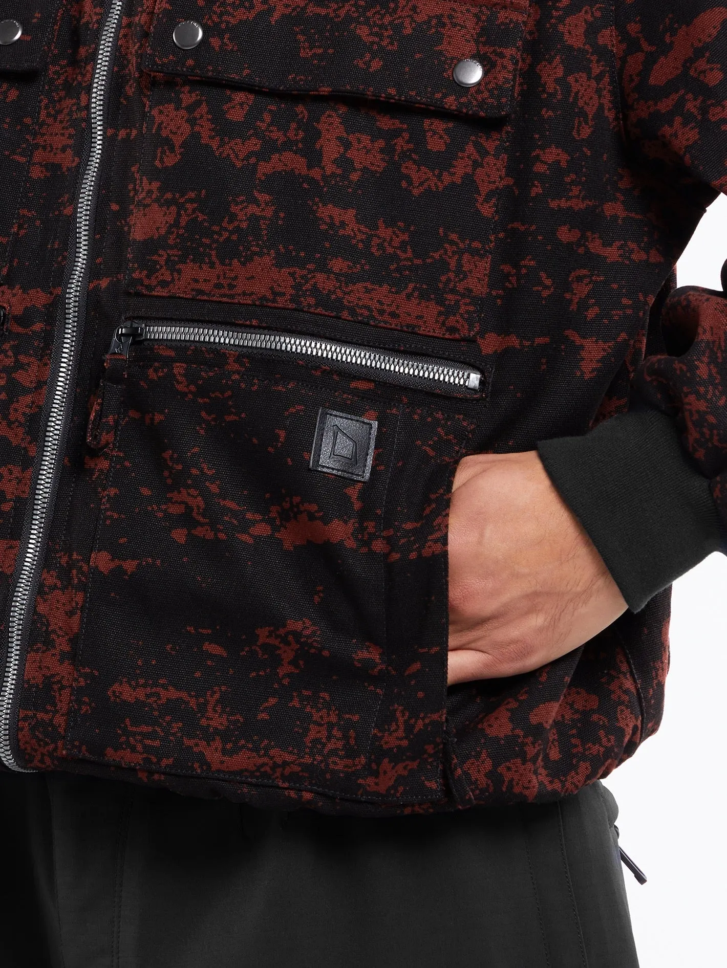 Dustbox Jacket - Maroon Camo