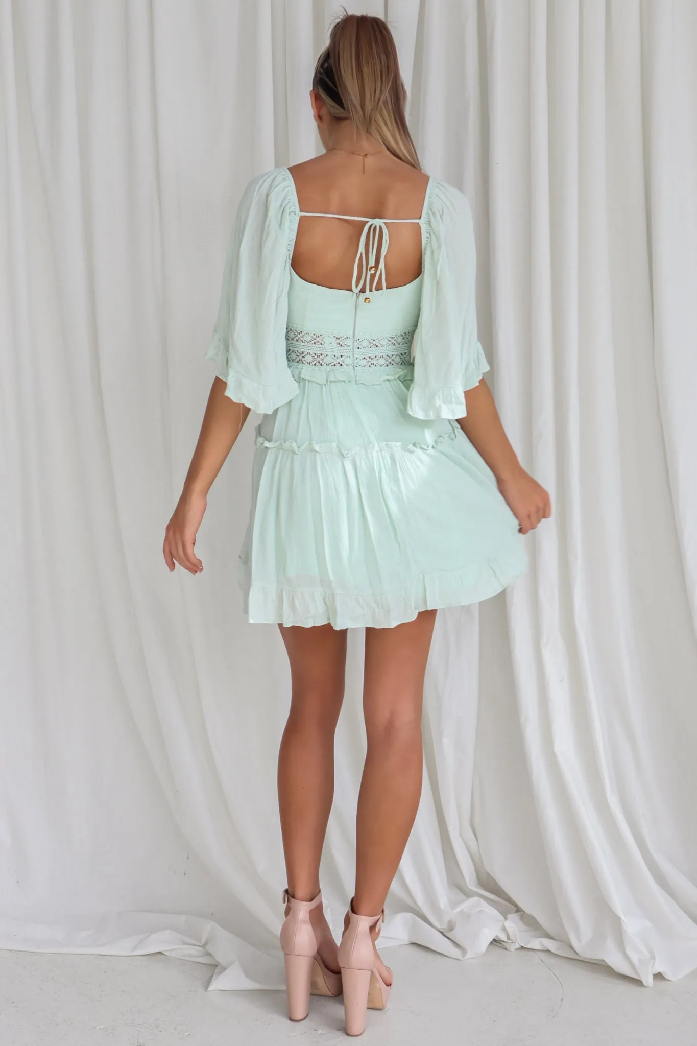 Ellie Mini Dress - Mint