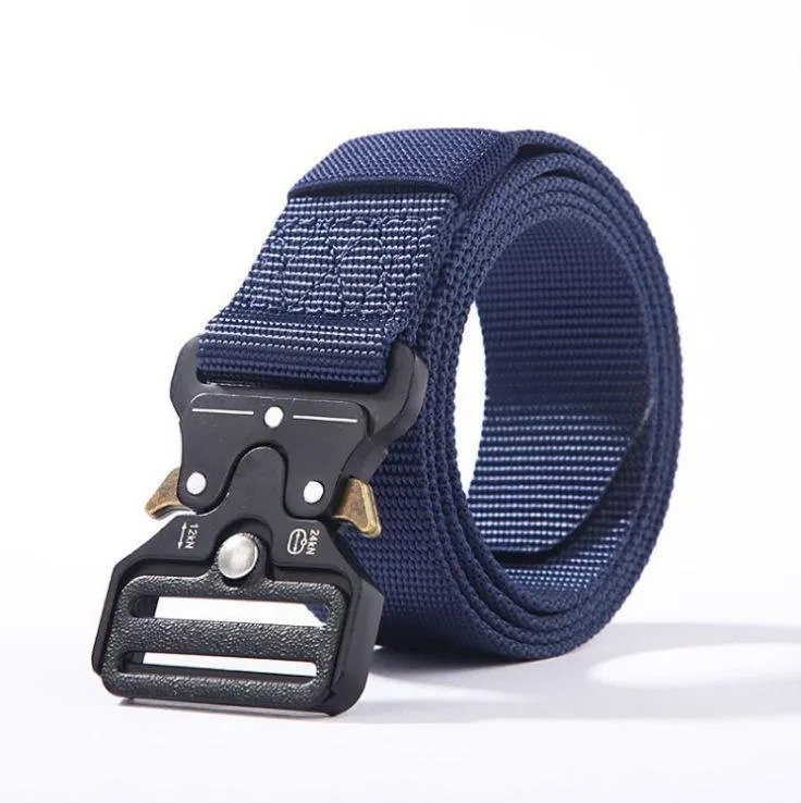 Fairwin Tactical Belt, Military Utility Belt Nylon Web Rigger Belt