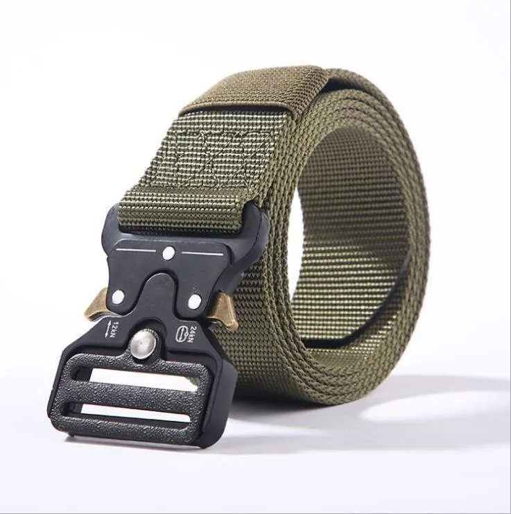 Fairwin Tactical Belt, Military Utility Belt Nylon Web Rigger Belt