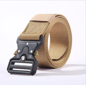 Fairwin Tactical Belt, Military Utility Belt Nylon Web Rigger Belt