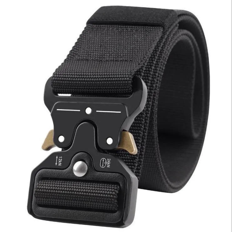 Fairwin Tactical Belt, Military Utility Belt Nylon Web Rigger Belt