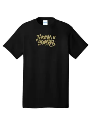 Faith "Handstyle" Tee - Black/ Sand Print