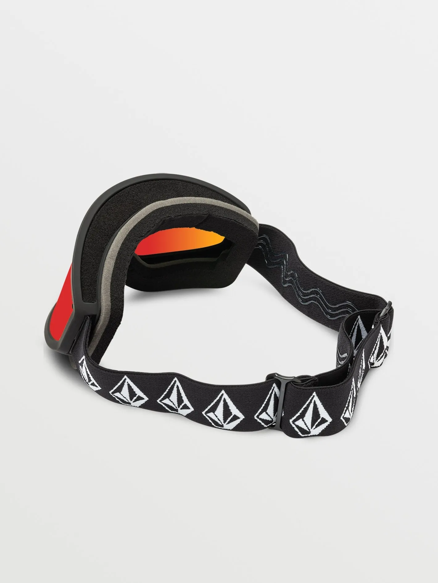 Footprints Goggle - Matte Black Stone / Red Chrome