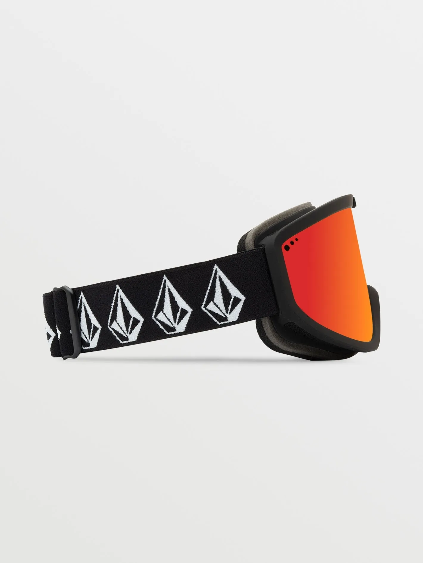 Footprints Goggle - Matte Black Stone / Red Chrome