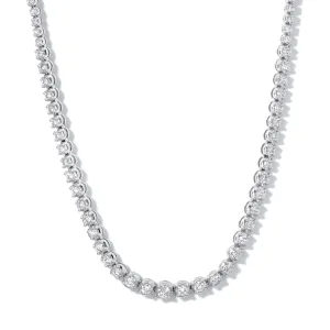 Graduated Tennis necklace - Between 5CT and 10CT