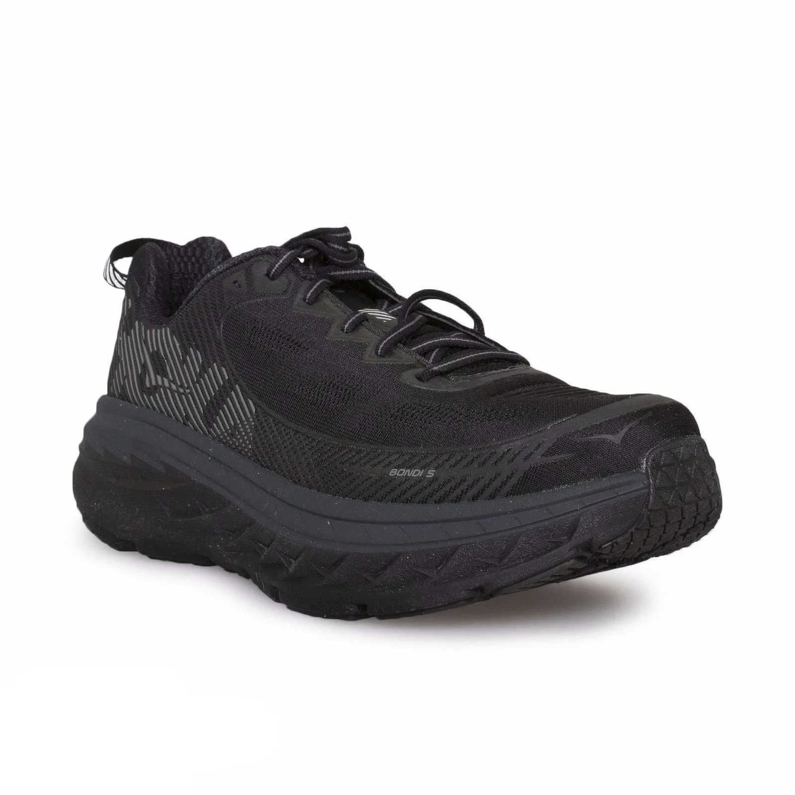 Hoka One One Bondi 5 Black Running Shoes - Men's