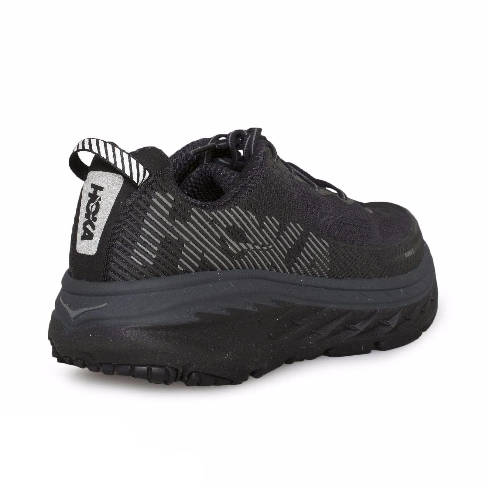 Hoka One One Bondi 5 Black Running Shoes - Men's