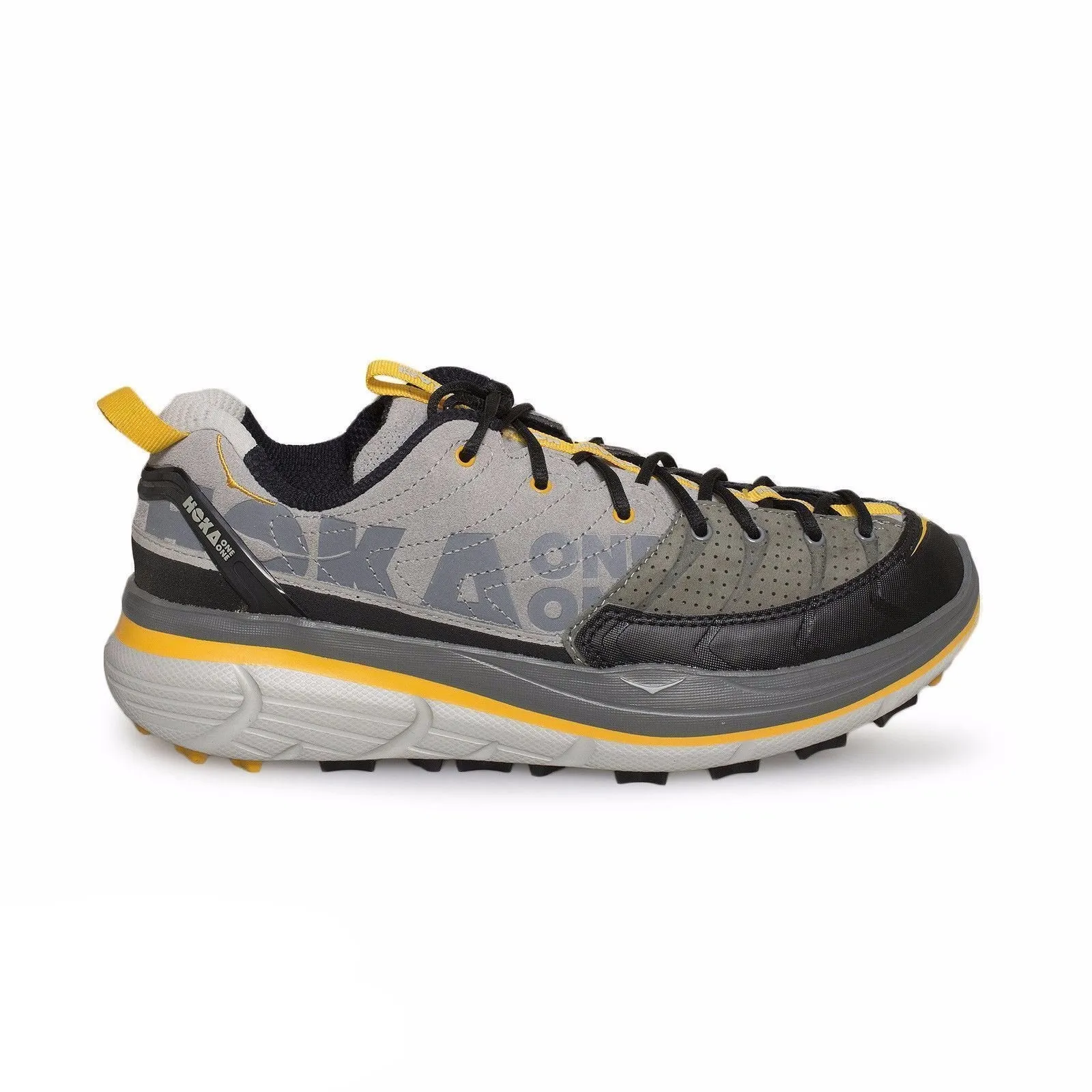 Hoka One One Tor LTR Low Grey / Yellow / Black Hiking Shoes