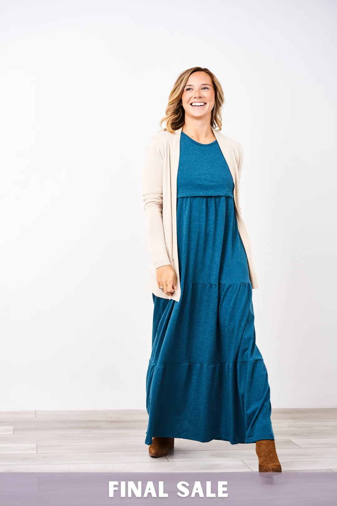 Latched Mama Tiered T-Shirt Maxi Dress - Final Sale