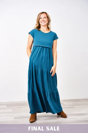 Latched Mama Tiered T-Shirt Maxi Dress - Final Sale