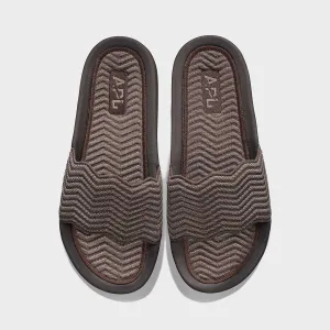 Men's TechLoom ZigZag Slide Chocolate / Almond