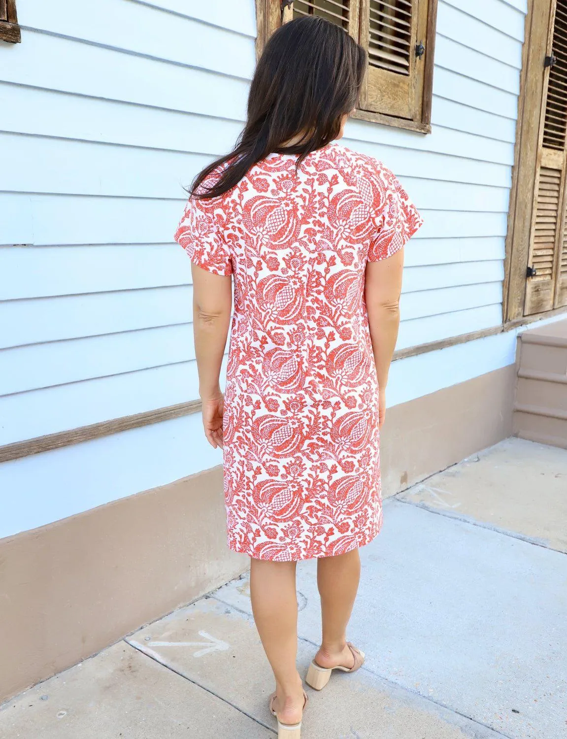 Pomegranate Organic Dress