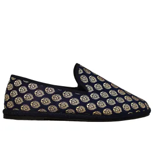 'Rûmi' Men Dark Blue Loafers