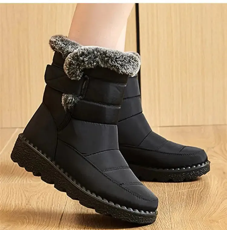 Snow Women Boots Soft Women's Boots Platform Ladies Shoes Fur Keep