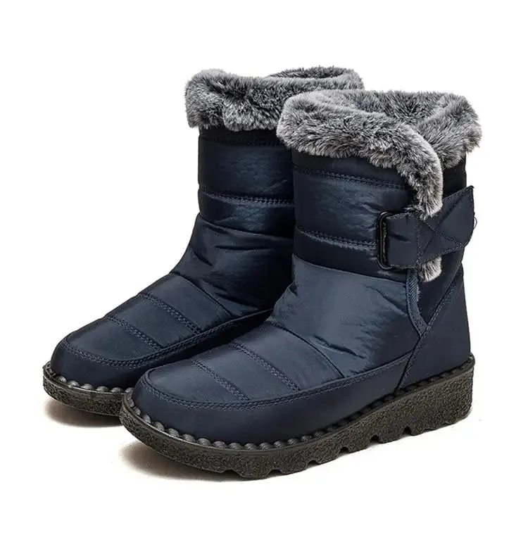 Snow Women Boots Soft Women's Boots Platform Ladies Shoes Fur Keep