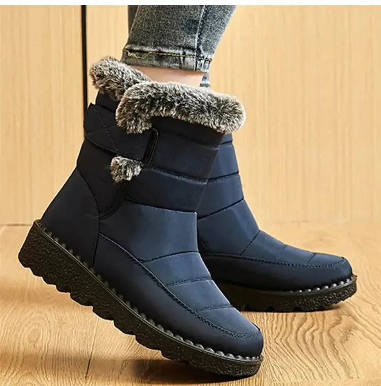 Snow Women Boots Soft Women's Boots Platform Ladies Shoes Fur Keep