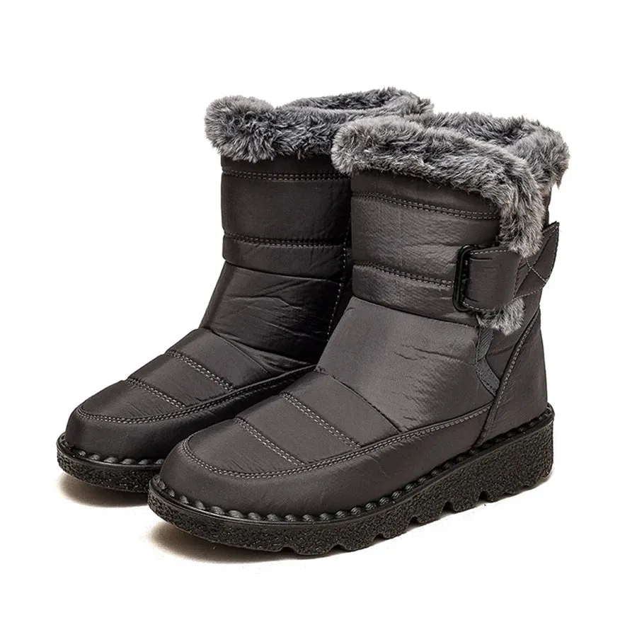 Snow Women Boots Soft Women's Boots Platform Ladies Shoes Fur Keep