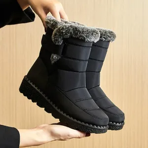 Snow Women Boots Soft Women's Boots Platform Ladies Shoes Fur Keep