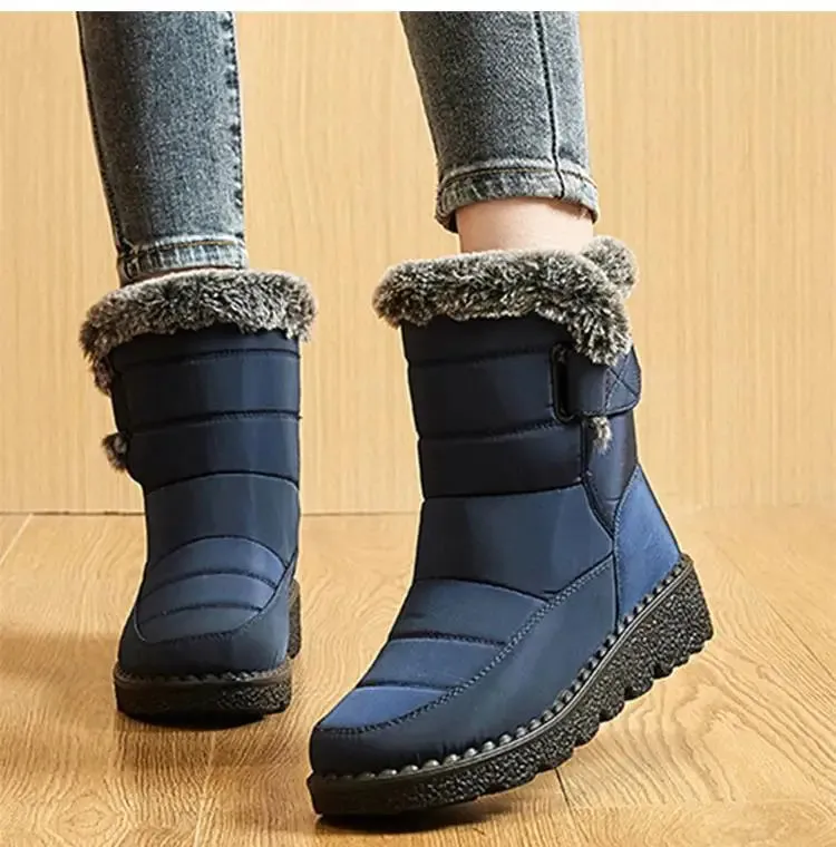 Snow Women Boots Soft Women's Boots Platform Ladies Shoes Fur Keep