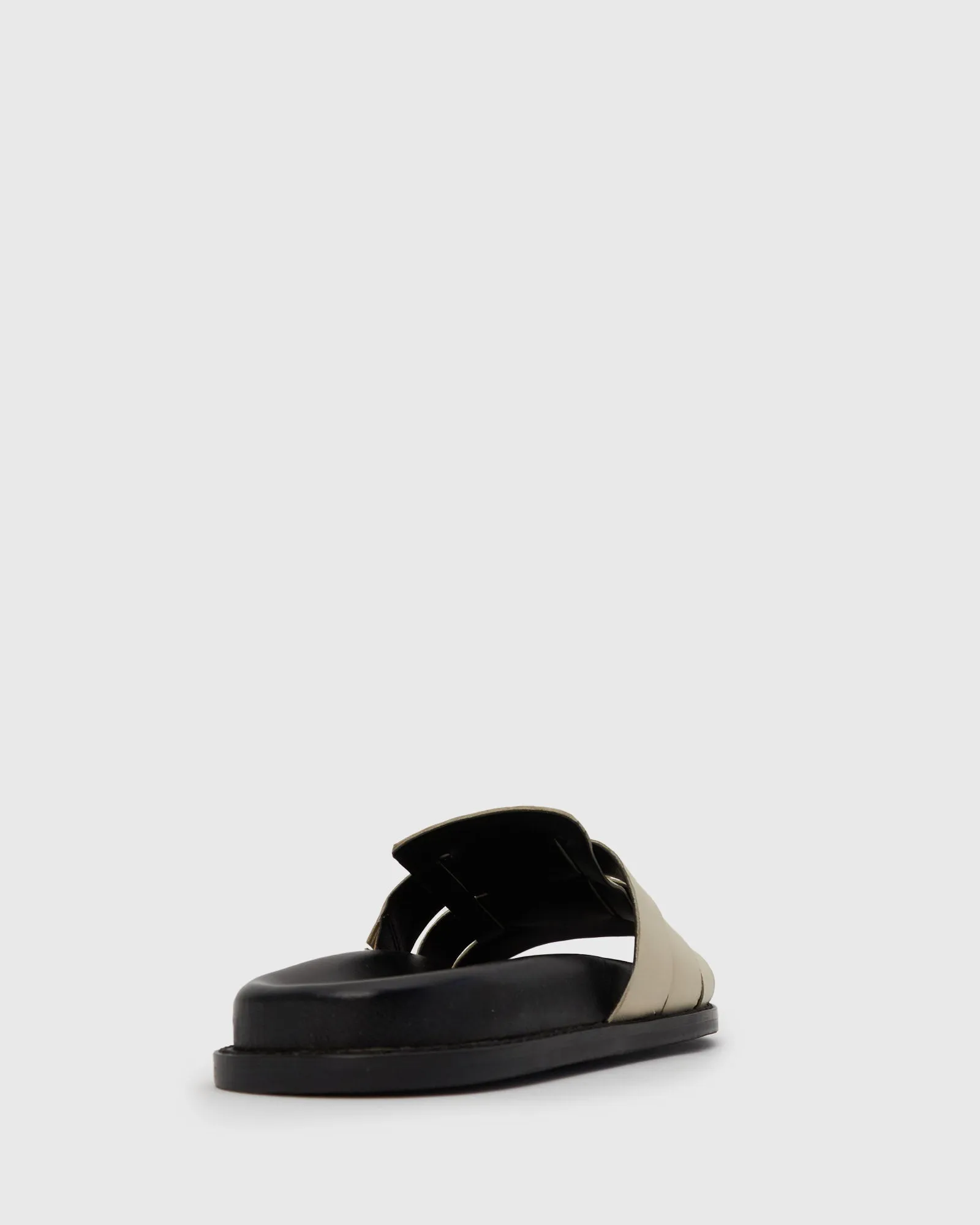 TAMARA Leather Footbed Slide Sandals