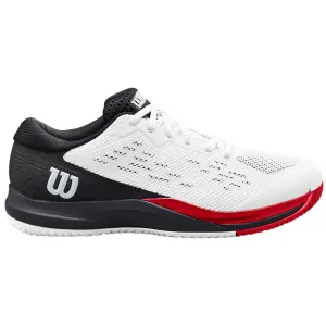 Wilson Men's Rush Pro Ace Tennis Shoes White Black